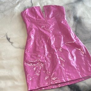 Superdown Maggie Mini Dress in Pink